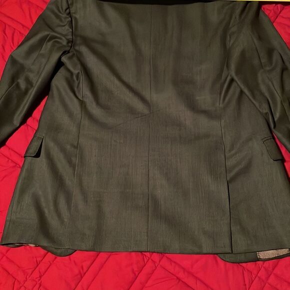 Men’s sports coat, dark gray, custom tailored, sleeves 25/length 33 - Picture 7 of 8